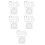 10 Pcs Geometric Ruler Plastic Drafting Template For Students 5