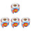 4 Rolls Fluorescent Adhesive Target Stickers 4