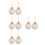 8 Pcs Clear Plastic Fillable Ornament Balls With Rope For Christmas 9