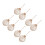 8 Pcs Clear Plastic Fillable Ornament Balls With Rope For Christmas 6
