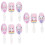 3 Sets 3Pcs Lovely Panda Pattern Combs Assorted Colors 7