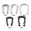 (MIX 50Pcs)Car Fuel Pipe Retainer Clips - 50 Pcs U-Shape Gasoline Filter Accessories 2