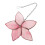 Acrylic Flower Sign Wall Decoration Pendant Art 4