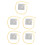 5Pcs Signal Mirror Portable High-Reflective With Lanyard For Emergency 9