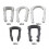 (MIX 50Pcs)Car Fuel Pipe Retainer Clips - 50 Pcs U-Shape Gasoline Filter Accessories 1