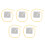 5Pcs Signal Mirror Portable High-Reflective With Lanyard For Emergency 6