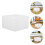 6Pcs 5.89 Inch Square Foam Cake Dummy For Beginners 11