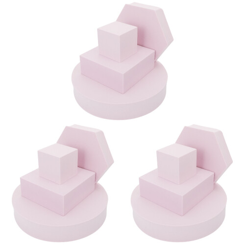 12 Pcs Photography Background Props Hard Geometric Cube Shapes 2