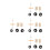 8 Sets Rc Airplane Landing Wheels Replacement Undercarriage Gear 6