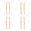 8 Pcs Solid Wood Roman Column Pillars For Staircase Balusters Decor 8
