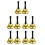 10 Pcs Bachelor Party Hand Bell For Bar Restaurant Desktop Call 8