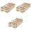3Pcs Wooden Paint Holder Organizer Storage Rack For Paints 5