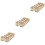 3Pcs Wooden Paint Holder Organizer Storage Rack For Paints 7
