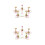 2 Sets Acrylic Nail Art Display Stand for Diy Nail Practice 7