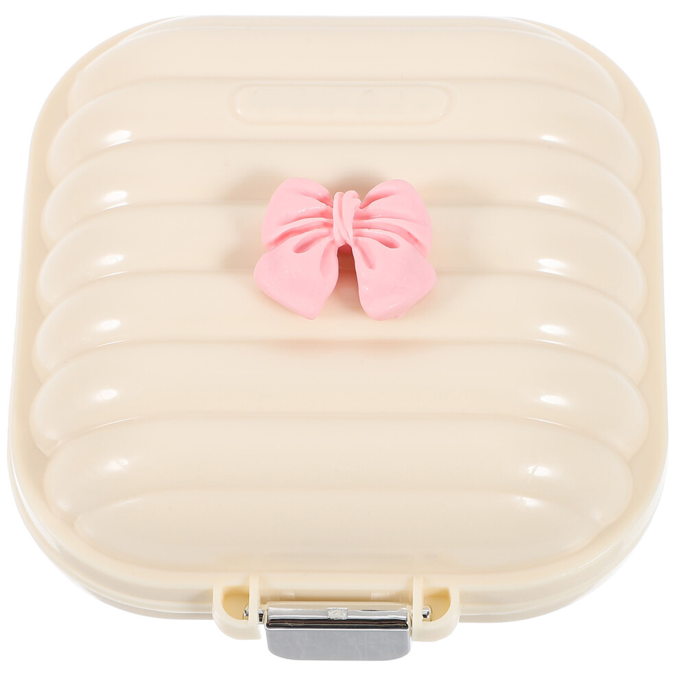 Villcase Travel Pill Organizer Small Portable Case With Compartments