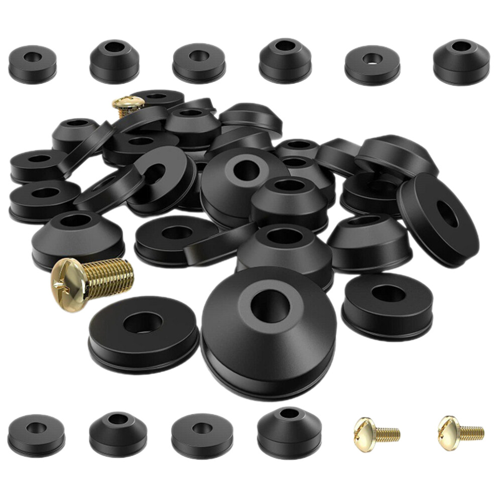 4 Sets Faucet Washer Assortment Outdoor Spacers Repair Kit 033200731887