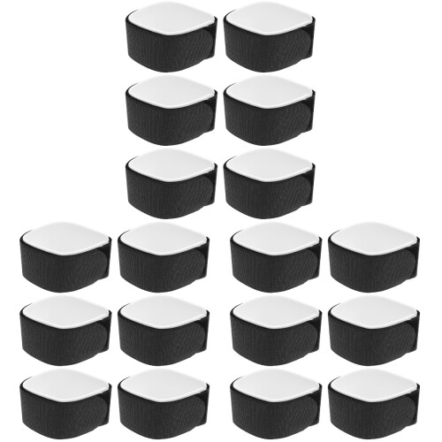 18 Pcs Outdoor Snowboard Sledge Ski Fixing Straps Bands Black 1