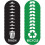 4 Sets Trash Can Recycle Stickers Waste Sorting Decals 3