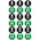 4 Sets Trash Can Recycle Stickers Waste Sorting Decals 2