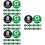4 Sets Trash Can Recycle Stickers Waste Sorting Decals 9