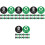 4 Sets Trash Can Recycle Stickers Waste Sorting Decals 5
