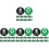 4 Sets Trash Can Recycle Stickers Waste Sorting Decals 4