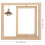 4Pcs Double Sided Rotating Wood Picture Frame With Lamp 11