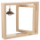 4Pcs Double Sided Rotating Wood Picture Frame With Lamp 2