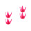 4 Pcs Funny Style Attachments Universal Rosy 7