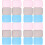 24 Pcs Comfortable Hamster Cooling Mats Washable Small Pet Pads 5