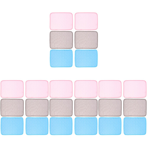 24 Pcs Comfortable Hamster Cooling Mats Washable Small Pet Pads 1