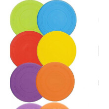 6 Pack Silicone Dog Flying Disc Funny Dog Toy for Outdoor Training9156647417570-Good