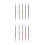 10 Pcs Dotting Tool Nail Paint Manicure Double Ended Pens Diy 5