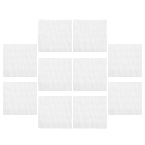 20 Pcs 11Ct Cotton Cross Stitch Fabric Sheets For Embroidery