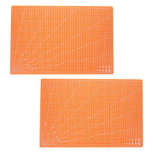 2Pcs Double Sided Precision Cutting Mat For Fabric Quilting Crafting