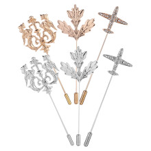 30 Pcs Suit Collar Pin Vintage Male Brooches Lapel Stick Pin