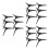 18 Pcs Plastic Xmas Tree Bases Holders Fixators Blackish Green 10