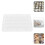 48 Pcs Transparent Quail Egg Storage Holder Premium Carton 10
