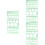 9Pcs Light Green Architecture Measuring Tools Drawing Templates Set 6