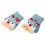 3 Pairs Kids Windproof Warm Half-Finger Gloves 11