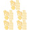60 Pcs Acrylic Wine Marker Butterfly Shape Cup Decoration 8