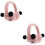 2 Pcs Kids Panda Plush Ear Muffs Winter Ear Protector 3