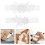 2 Sets Elastic Lace Wedding Garter For Bride Thigh 8