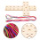 2 Sets Yarn Craft Kit Wooden Cross Weaving Project 11