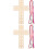 2 Sets Yarn Craft Kit Wooden Cross Weaving Project 7