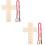 2 Sets Yarn Craft Kit Wooden Cross Weaving Project 8