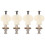 20Pcs Metal Ukulele Pegs White Small Handle Tuning Tools for Ukuleles 2