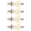 20Pcs Metal Ukulele Pegs White Small Handle Tuning Tools for Ukuleles 3