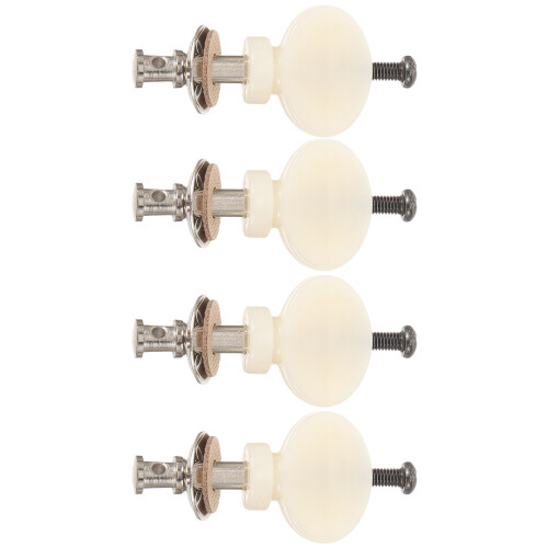 20Pcs Metal Ukulele Pegs White Small Handle Tuning Tools for Ukuleles 2