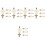 20Pcs Metal Ukulele Pegs White Small Handle Tuning Tools for Ukuleles 6